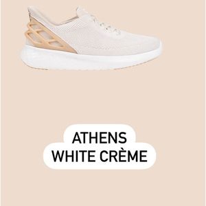 Kizik Athens white crème size 7.